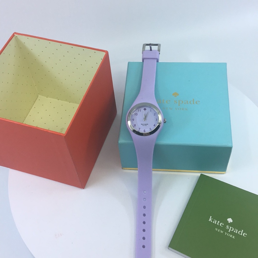 Kate Spade “Rumsey” purple watch